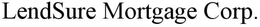 LENDSURE MORTGAGE CORP. trademark