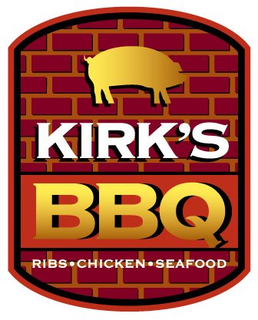 KIRK'S BBQ RIBS·CHICKEN·SEAFOOD trademark