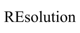 RESOLUTION trademark