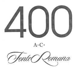 400 AC FONTE ROMANA trademark