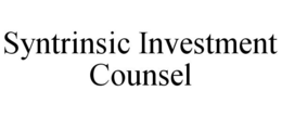 SYNTRINSIC INVESTMENT COUNSEL trademark
