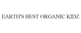 EARTH'S BEST ORGANIC KIDZ trademark