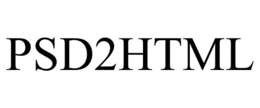 PSD2HTML trademark