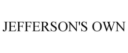 JEFFERSON'S OWN trademark