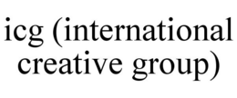 ICG (INTERNATIONAL CREATIVE GROUP) trademark