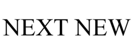 NEXT NEW trademark