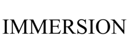 IMMERSION trademark