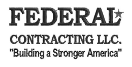 FEDERAL CONTRACTING LLC. "BUILDING A STRONGER AMERICA" trademark