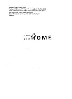 SEND IT BACK HOME trademark