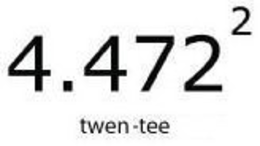 4.472 2 TWEN-TEE trademark