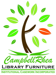 CAMPBELL RHEA LIBRARY FURNITURE INSTITUTIONAL CASEWORK INCORPORATED trademark