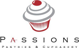 PASSIONS PASTRIES AND CUPCAKERY trademark