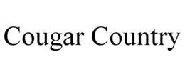 COUGAR COUNTRY trademark