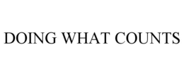 DOING WHAT COUNTS trademark