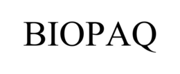 BIOPAQ trademark