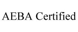 AEBA CERTIFIED trademark