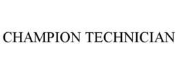 CHAMPION TECHNICIAN trademark