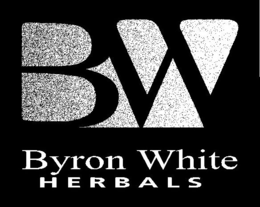 BW BYRON WHITE HERBALS trademark