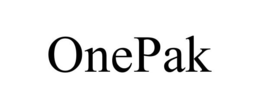 ONEPAK trademark
