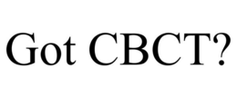 GOT CBCT? trademark