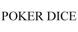 POKER DICE trademark