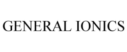 GENERAL IONICS trademark