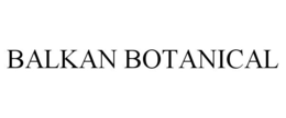 BALKAN BOTANICAL trademark