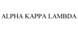 ALPHA KAPPA LAMBDA trademark