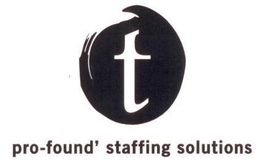 T PRO-FOUND' STAFFING SOLUTIONS trademark