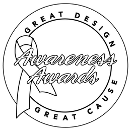 AWARENESS AWARDS GREAT DESIGN GREAT CAUSE trademark