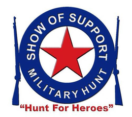 SHOW OF SUPPORT MILITARY HUNT "HUNT FOR HEROES" trademark