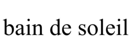 BAIN DE SOLEIL trademark
