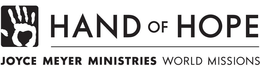 HAND OF HOPE JOYCE MEYER MINISTRIES WORLD MISSIONS trademark