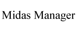 MIDAS MANAGER trademark