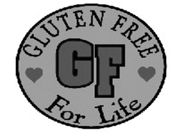 GLUTEN FREE FOR LIFE GF trademark