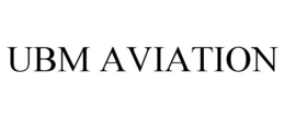 UBM AVIATION trademark