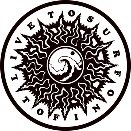 LIVE TO SURF TOFINO trademark