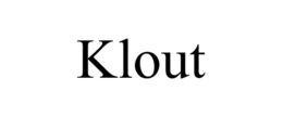 KLOUT trademark