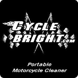 CYCLE BRIGHT.COM PORTABLE MOTORCYCLE CLEANER trademark