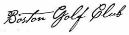 BOSTON GOLF CLUB trademark
