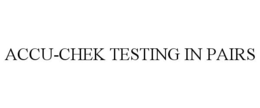 ACCU-CHEK TESTING IN PAIRS trademark