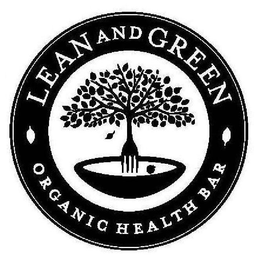 LEAN AND GREEN ORGANIC HEALTH BAR trademark