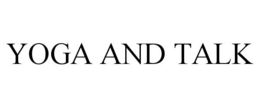 YOGA AND TALK trademark
