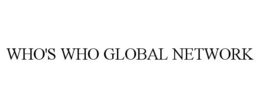 WHO'S WHO GLOBAL NETWORK trademark