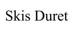 SKIS DURET trademark