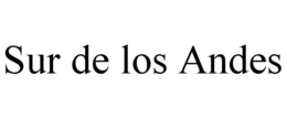 SUR DE LOS ANDES trademark