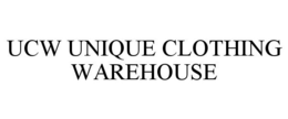 UCW UNIQUE CLOTHING WAREHOUSE trademark