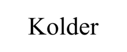 KOLDER trademark