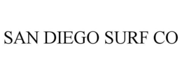 SAN DIEGO SURF CO trademark
