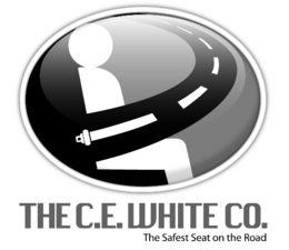 THE C.E. WHITE CO. THE SAFEST SEAT ON THE ROAD trademark